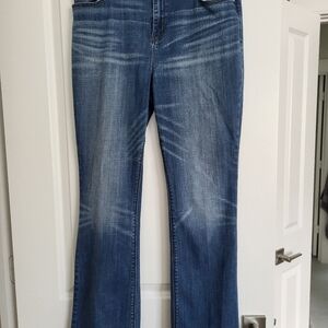 Chico's boot cut jeans, sz 1.5, US 10, generously sized, more like a 12.